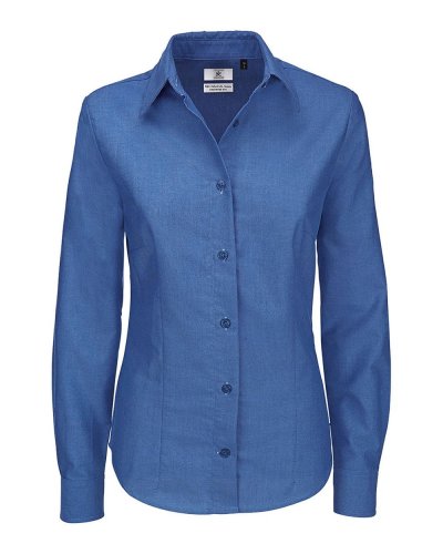 Camicia donna maniche lunghe Oxford Blue Chip