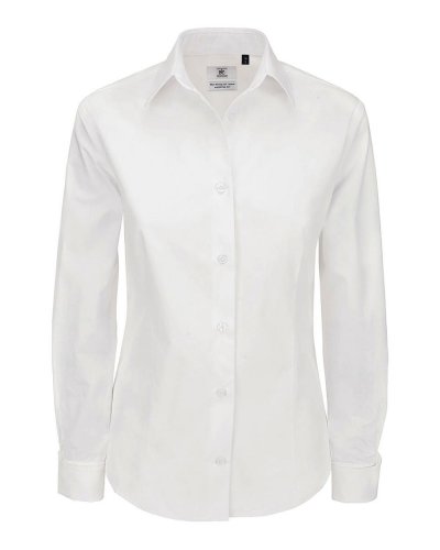 Camicia donna popeline Heritage LSL/women White