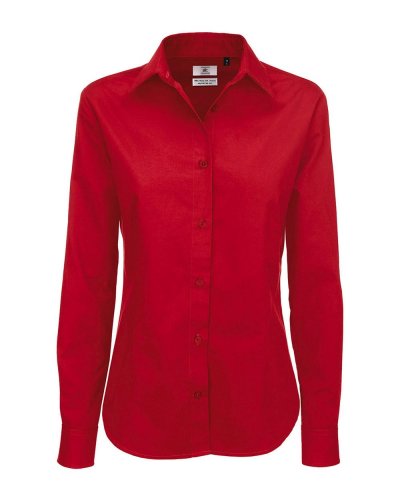 Camicia donna maniche lunghe sharp twill
