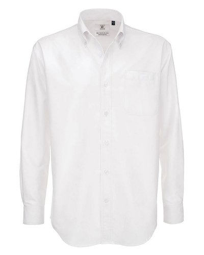 Camicia Oxford LSL/men Shirt White