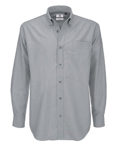Camicia Oxford LSL/men Shirt Silver Moon