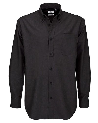 Camicia Oxford LSL/men Shirt Black