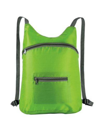 Zainetto runner richiudibile in una tasca Verde mela