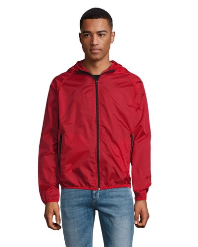 Giacca a vento unisex Shore Rosso