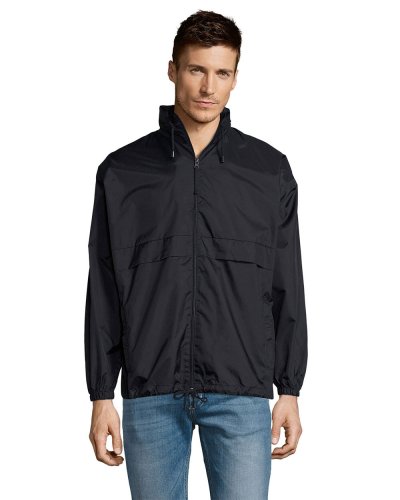 Giacca antivento unisex e impermeabile Blu Navy
