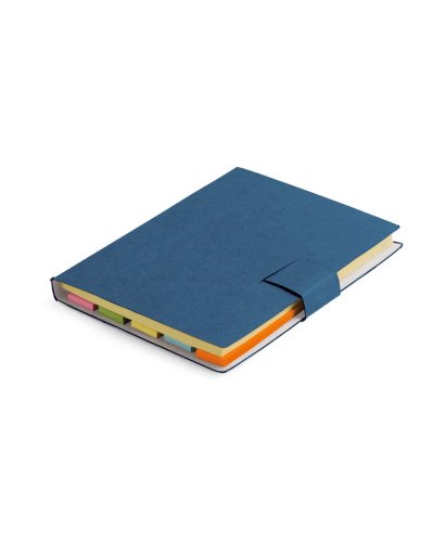 Blocco appunti con memo adesivi 8 x 10,5 cm Blu