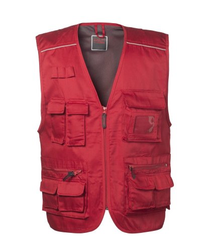 Gilet estivo Florida Rosso