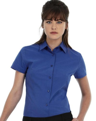 Camicia donna popeline maniche corte Heritage