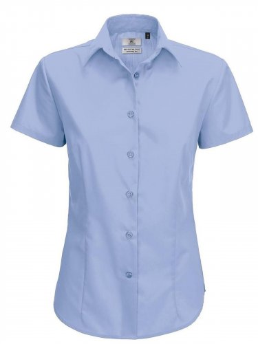 Camicia donna popeline maniche corte Smart SSL