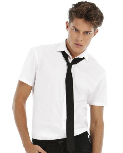 Camicia Black Tie SSL/men Poplin Shirt