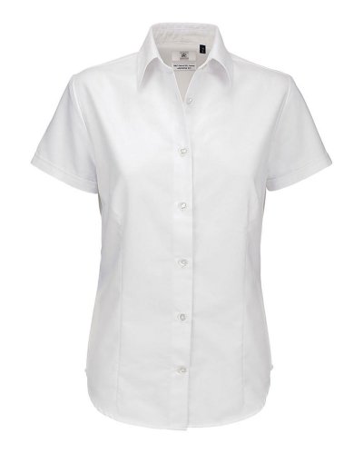 Camicia donna maniche corte Oxford