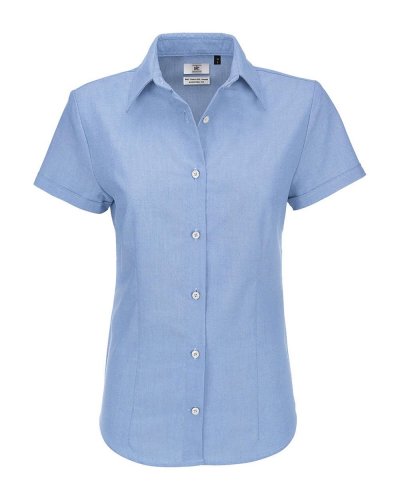 Camicia donna maniche corte Oxford