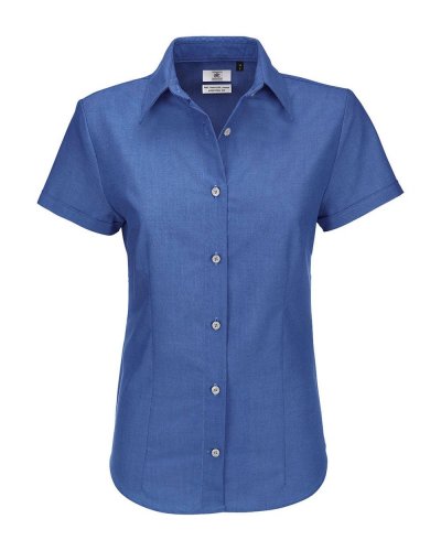 Camicia donna maniche corte Oxford