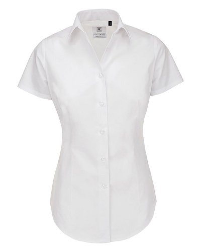 Camicia donna popeline maniche corte Heritage