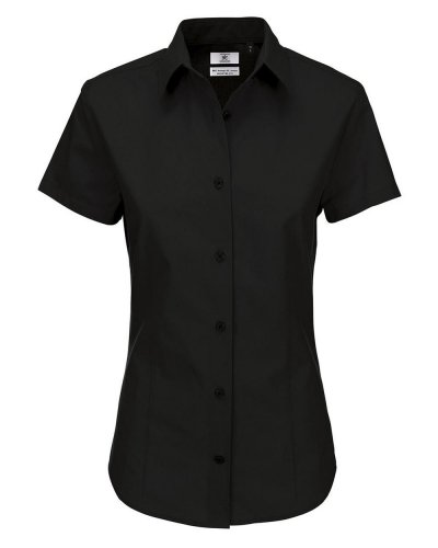 Camicia donna popeline maniche corte Heritage