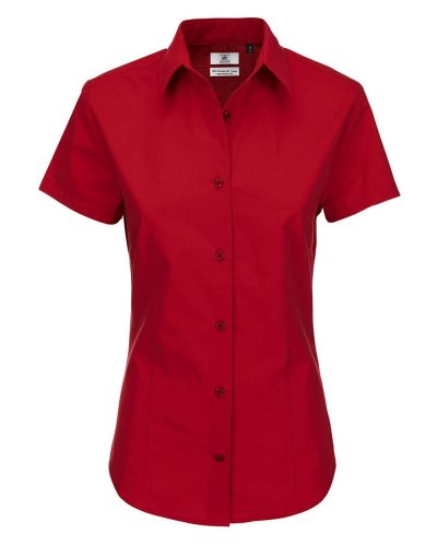 Camicia donna popeline maniche corte Heritage