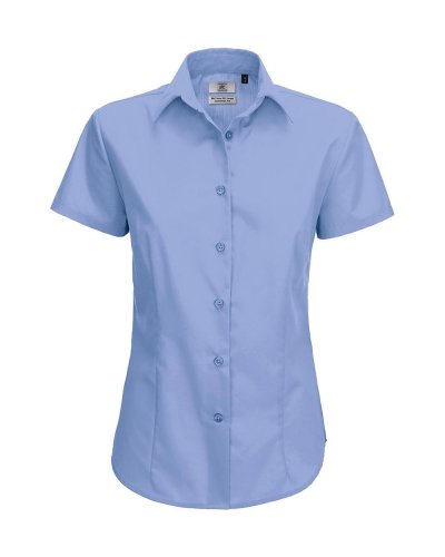 Camicia donna popeline maniche corte Smart SSL
