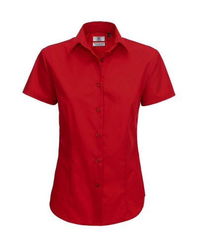 Camicia donna popeline maniche corte Smart SSL