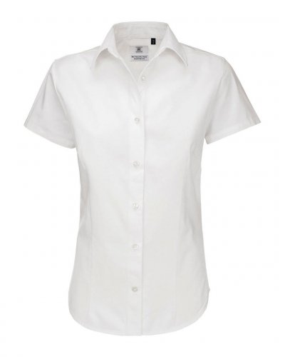 Camicia donna maniche corte sharp twill