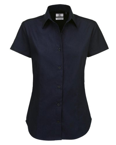 Camicia donna maniche corte sharp twill