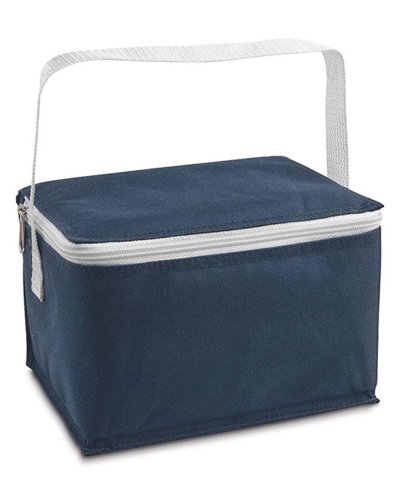 Borsa termica capienza 6 lattine in poliestere 600D Blu