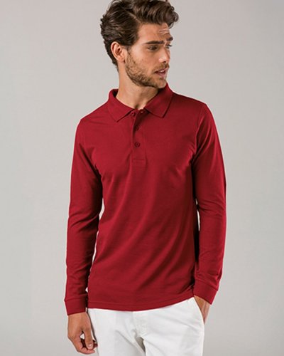 Thc bern 3xl. polo de manga larga para hombre 