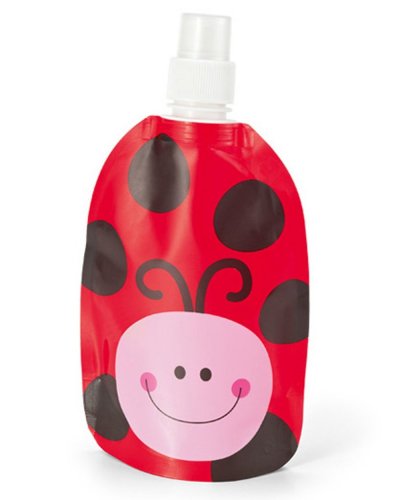 Borraccia pieghevole 350 ml Rosso
