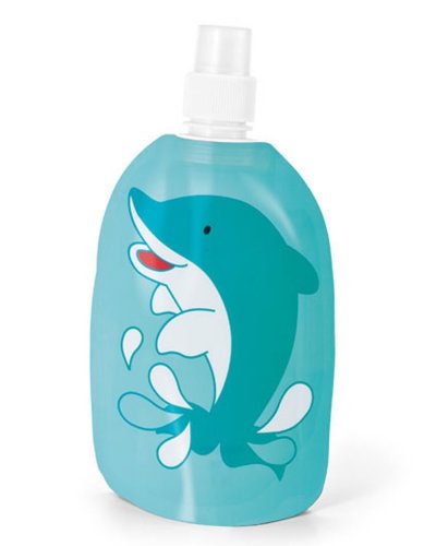 Borraccia pieghevole 350 ml Azzurro