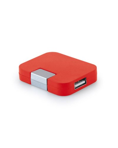 USB hub 2.0 Rosso