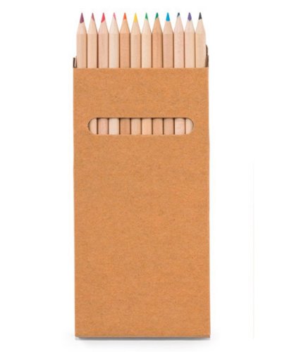 Scatola con 12 matite colorate Colore Unico