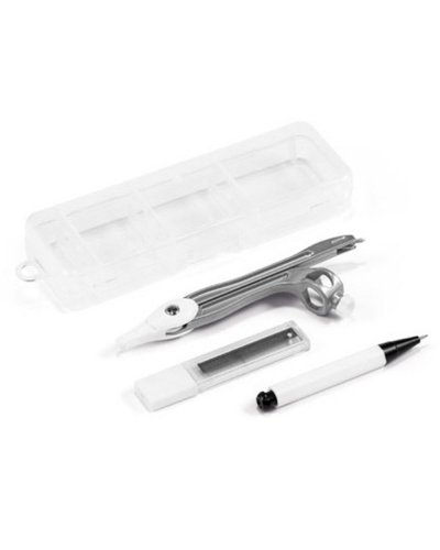 Set scolastico di geometria Bianco