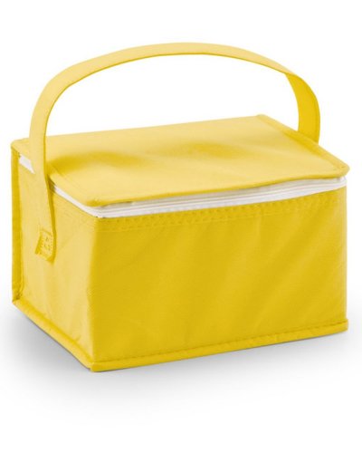 Borsa frigo capienza 6 lattine in TNT 20 x 14 x 13 cm Giallo