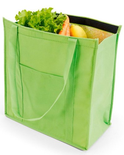 Shopper termica in TNT chiusura con velcro 32 x 35 x 17 cm