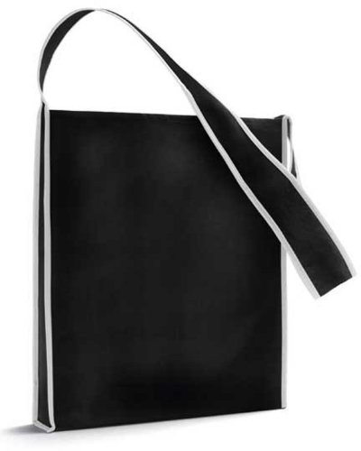 Tracolla in TNT 35 x 39 x 6 cm Nero