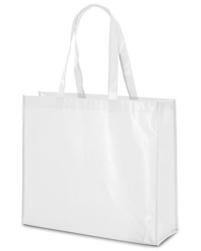 Borsa in TNT laminato lucido Millenia Bianco