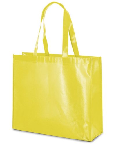 Borsa in TNT laminato lucido Millenia Giallo