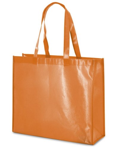 Borsa in TNT laminato lucido Millenia Arancione