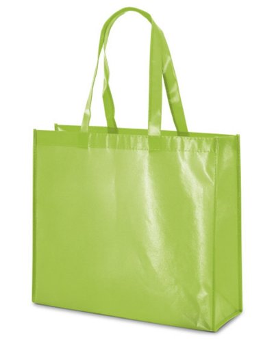 Borsa in TNT laminato lucido Millenia Verde Chiaro