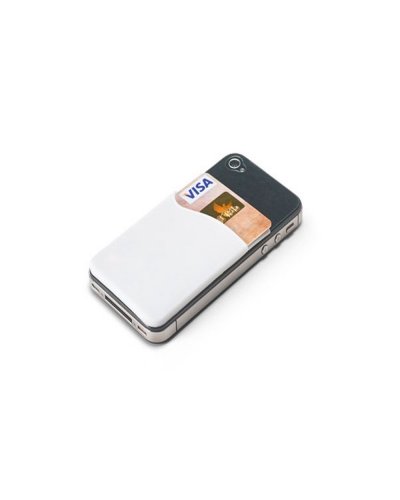 Porta biglietti da visita per smartphone Bianco