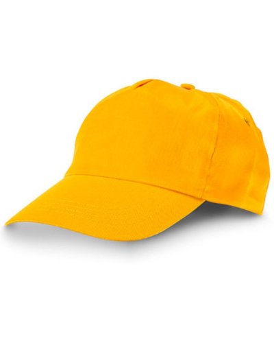 Cappellino con visiera Giallo