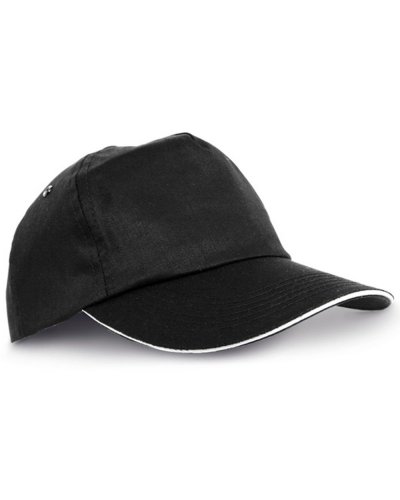 Cappellino sandwich Nero
