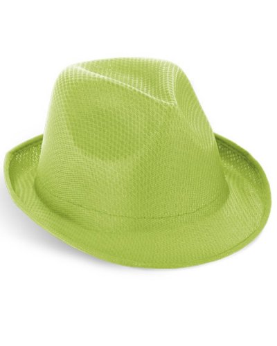 Cappello in paglia multicolor Verde Chiaro