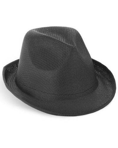 Cappello in paglia multicolor Nero