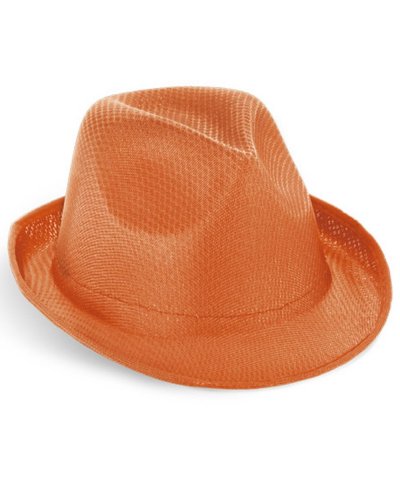 Cappello in paglia multicolor Arancione