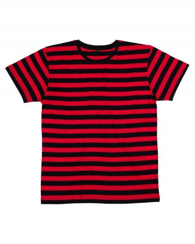 Men's Stripy T Black/Red