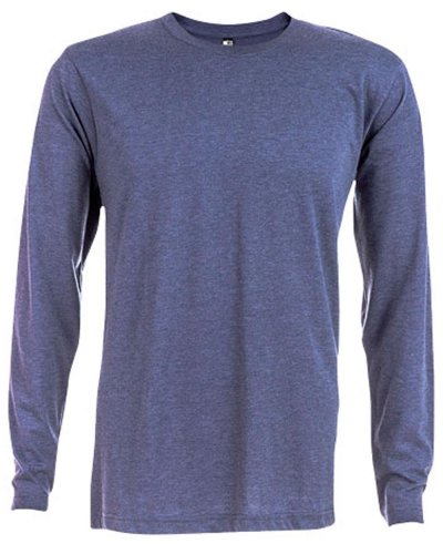 Thc bucharest. camiseta manga larga para hombre  Blu Mélange 1