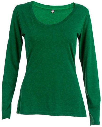 Thc bucharest women. camiseta manga larga para mujer  Verde Mélange