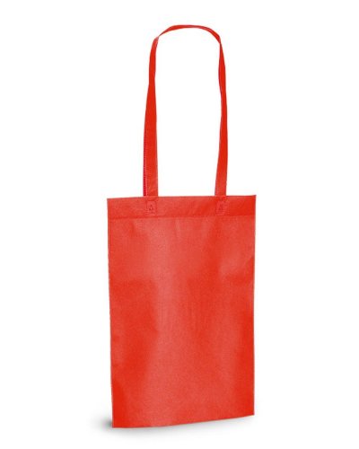 Borsa con manici di 55 cm in TNT Macy Rosso