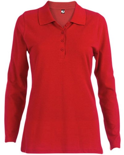 Thc bern women. damen langarm-poloshirt 
