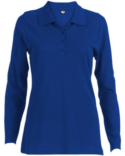 Thc bern women. damen langarm-poloshirt 